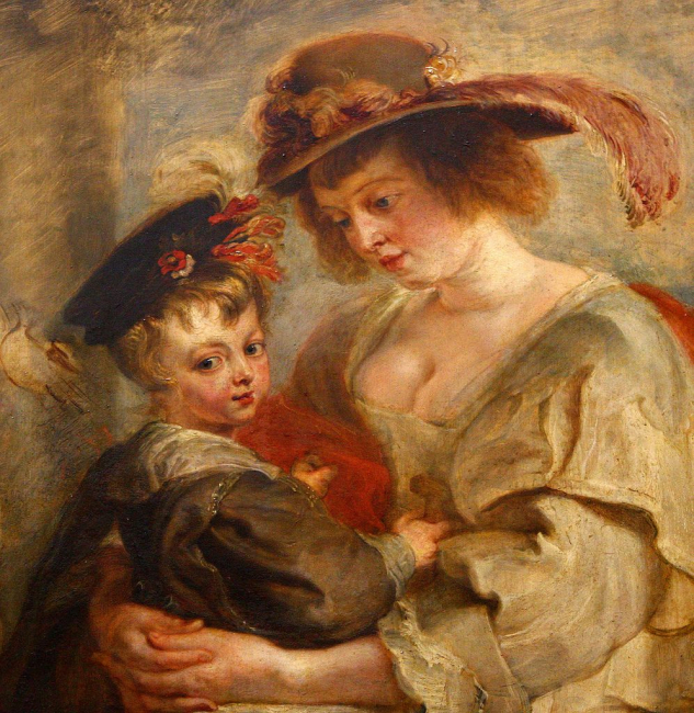 I bambini ai tempi di Rubens attraverso i quadri del genio fiammingo:la bambola in costume