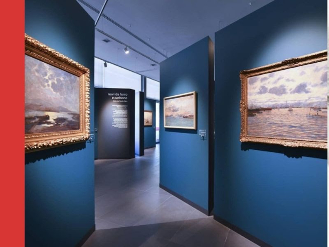 Virtual Tour della Sala Coeclerici con la collezione “Navigare nell’Arte”