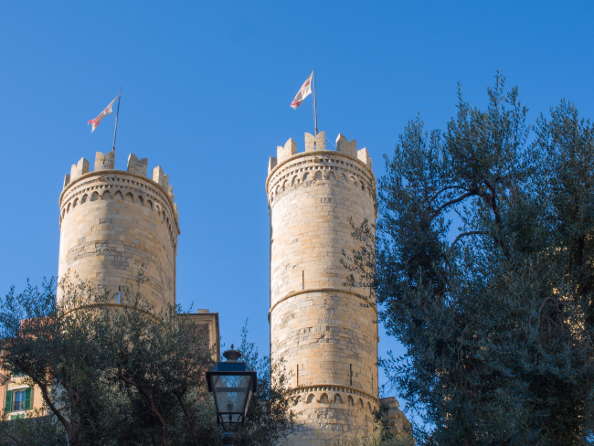 Porta Soprana (Towers of Sant'Andrea) and Barbarossa Walls