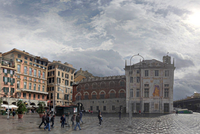 De Caricamento au  Palazzo Reale: la "rive droite"