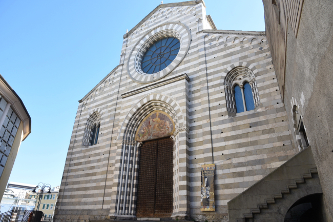 Sant'Agostino, facciata (foto Studio Leoni Genova)