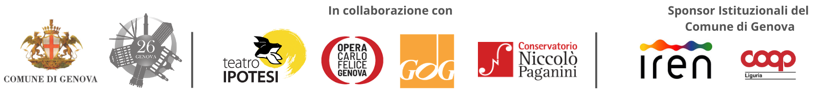 Loghi dei soggetti partecipanti a Genova delle Arti 2026