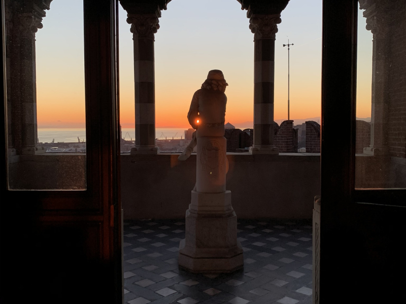 San Valentino a Castello D'Albertis. Speciale visita alle luci del tramonto