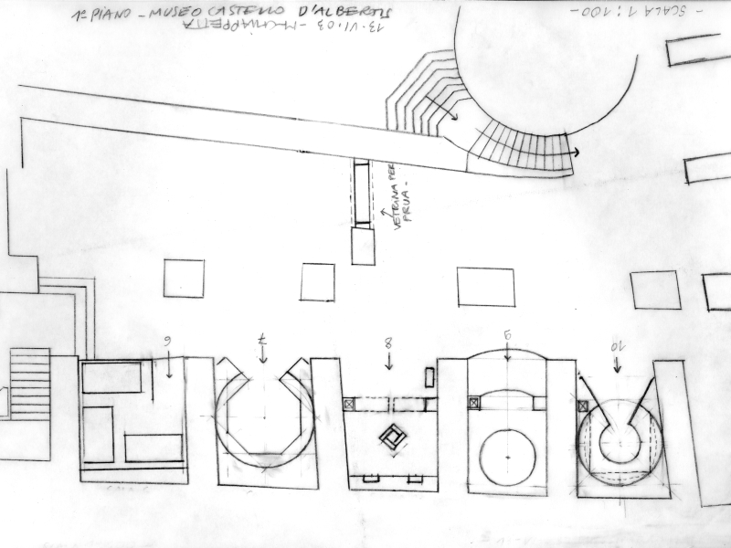 Foto di Segninaugurali. Disegni di Massimo Chiappetta per Castello D’Albertis Museo delle Culture del Mondo  