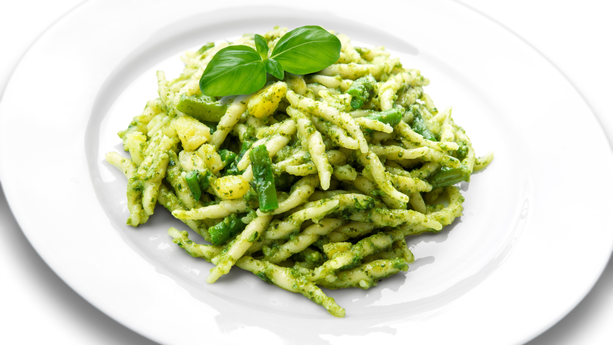Trofie al pesto genovese
