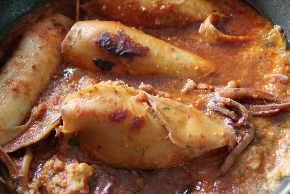 Totani ripieni alla genovese