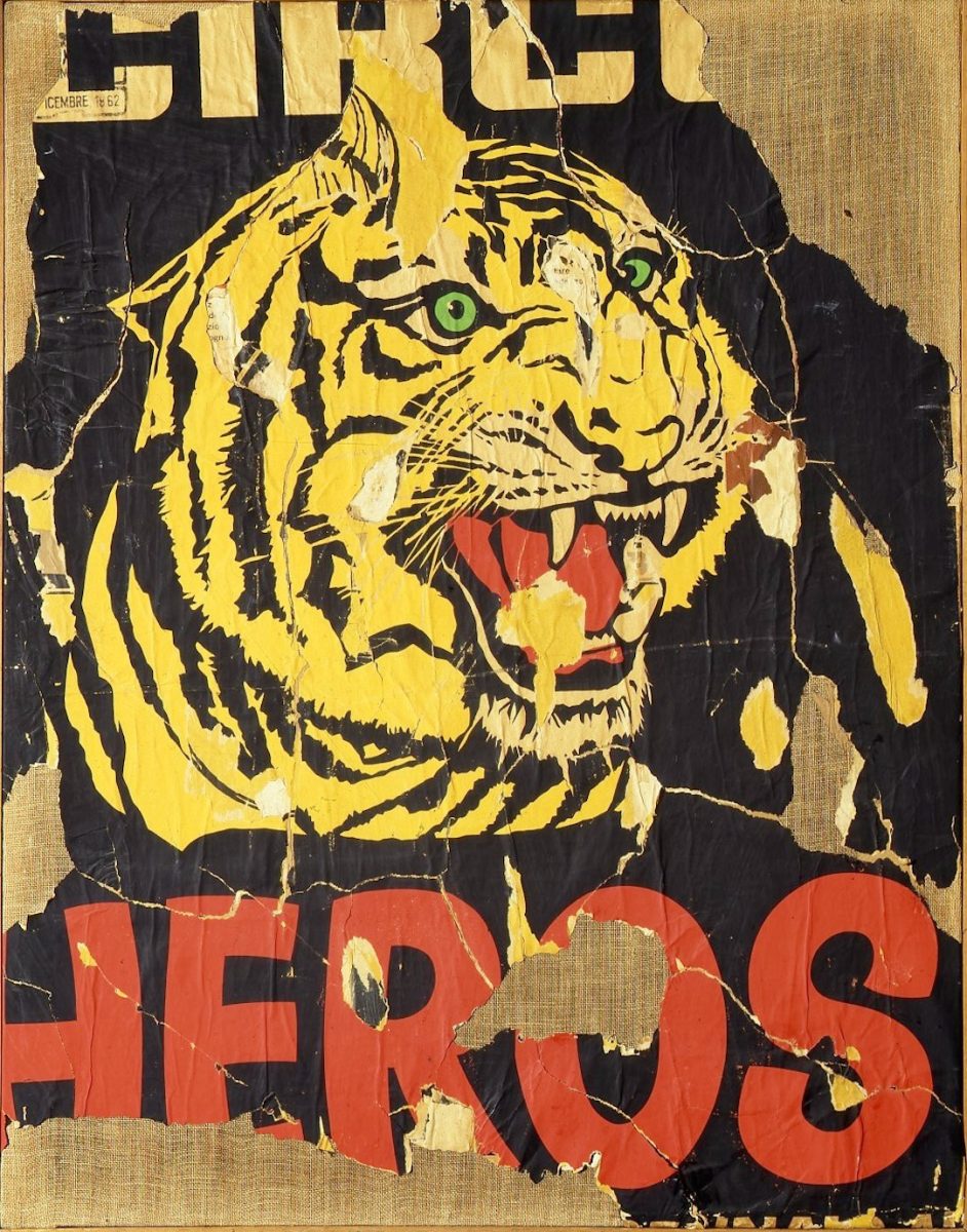 Mimmo Rotella, "La Tigre", 1962 
