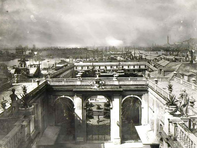 Antica immagine di Palazzo Reale 