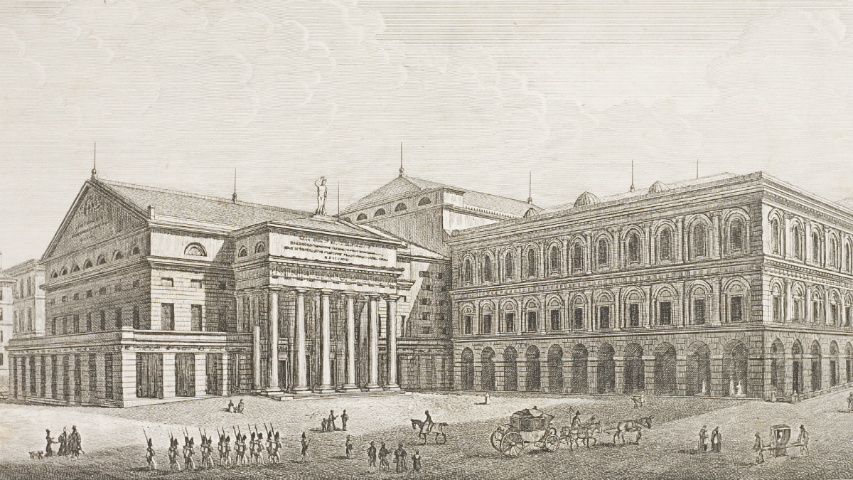 Teatro Carlo Felice e Palazzo dell'Accademia delle Belle arti  