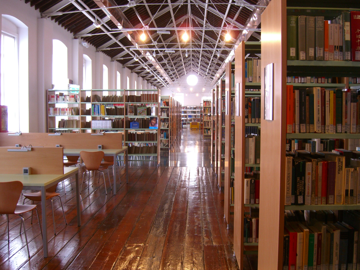 sala della biblioteca Bruschi Sartori 