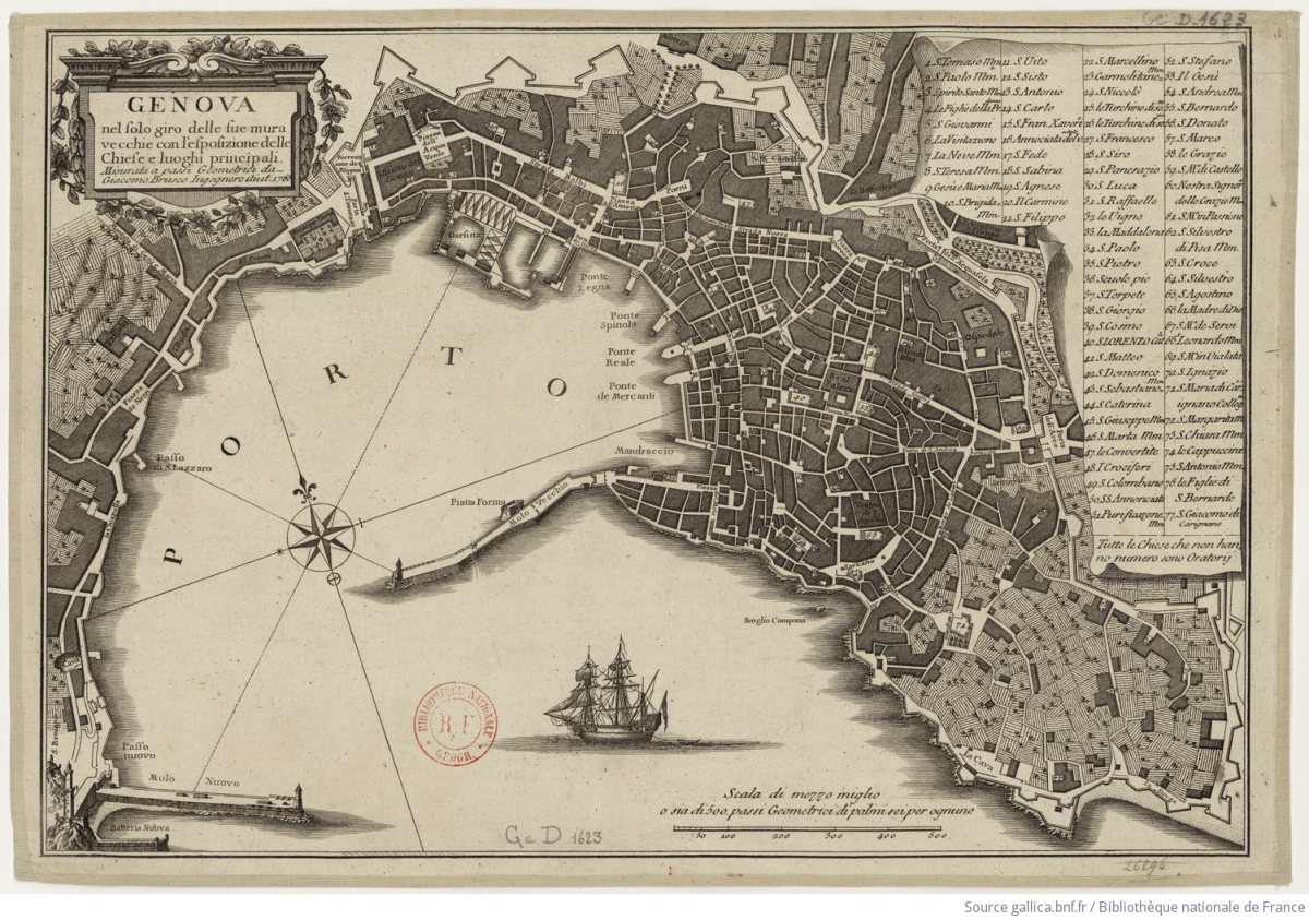Mappa di Genova 