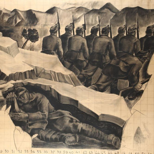 La memoria della guerra	- Antonio G. Santagata e la pittura murale del Novecento
