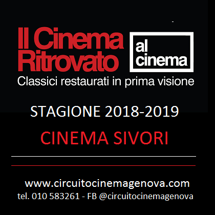 ARTI VISIVE | NOVEMBRE - MAGGIO "CINEMA RITROVATO 2018/2019"