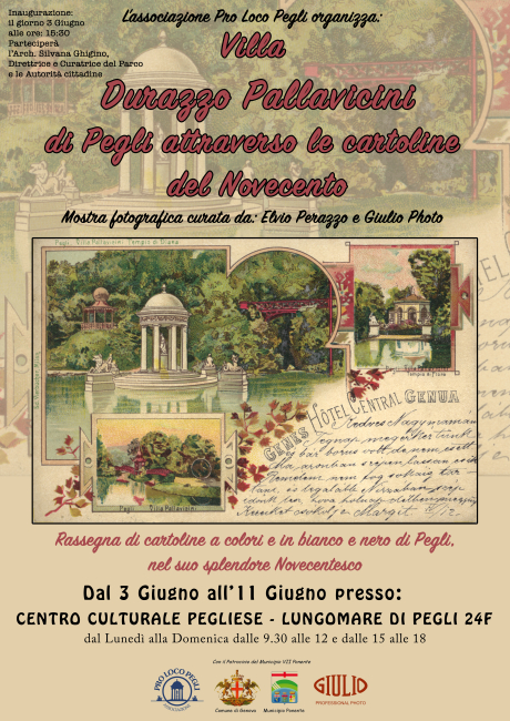 Villa Durazzo Pallavicini di Pegli attraverso le cartoline del Novecento