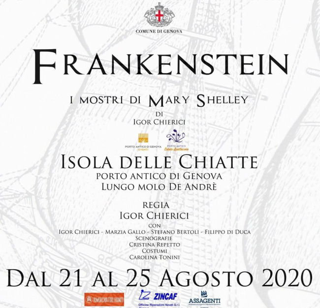 Spettacolo "Frankenstein e i mostri di Mary Shelley"