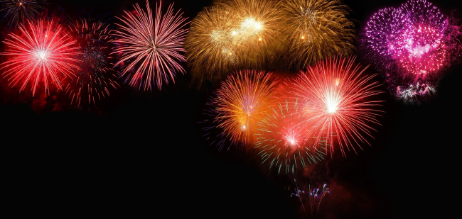 Fuochi d'artificio per Euroflora e Festa della Bandiera