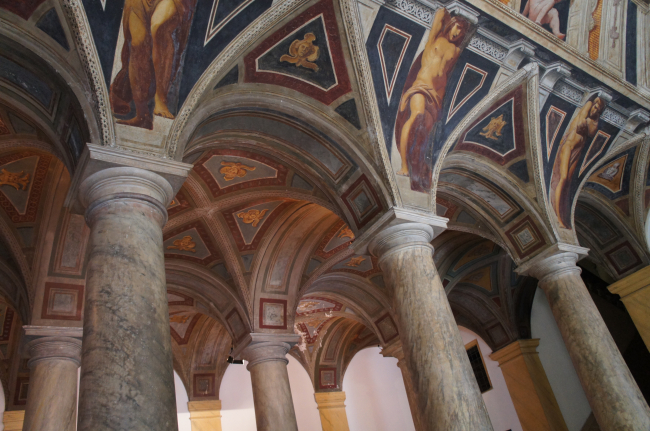 Palazzo Giacomo Lomellini (Palazzo Patrone) - decorazione dell'atrio