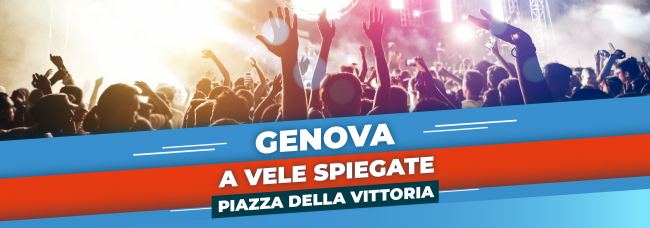 Genova a vele spiegate, musica e spettacoli in Piazza della Vittoria