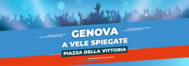 Genoa sets sail, music and shows in Piazza della Vittoria