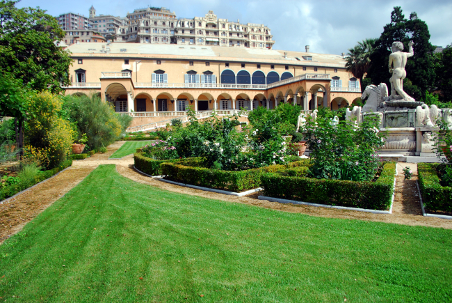 Il giardino della villa del Principe Doria