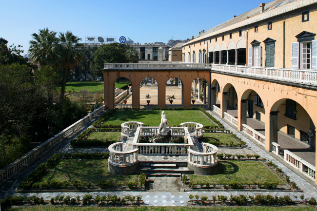 Il giardino della villa del Principe Doria 