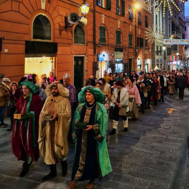 presepe vivente corteo storico a Genova