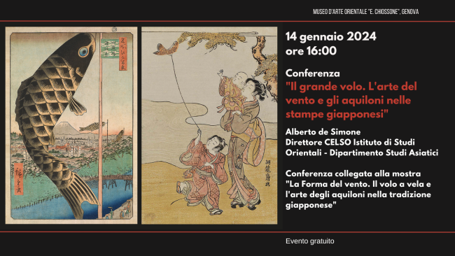 Il grande volo. L'arte del vento e gli aquiloni nelle stampe giapponesi - locandina 