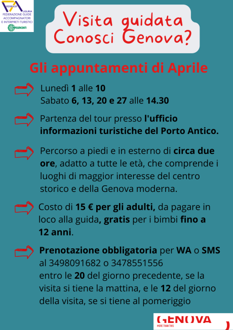 Conosci Genova aprile 2024