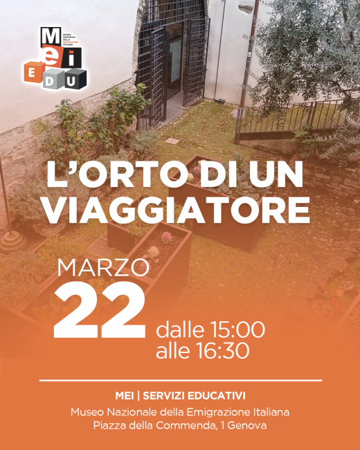 L'orto di un viaggiatore - Laboratorio itinerante per bambini dai 4 ai 10 anni