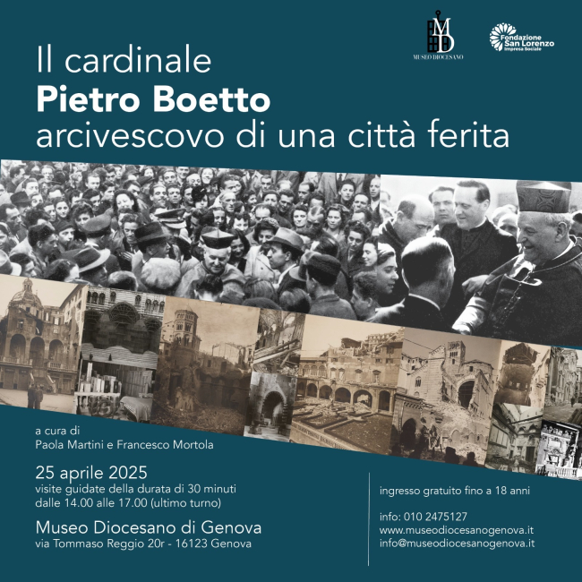 Il cardinale Pietro Boetto, arcivescovo di una città ferita