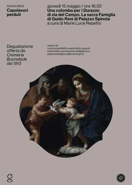 Una colomba per i Durazzo di via del Campo. La sacra Famiglia di Guido Reni di Palazzo Spinola