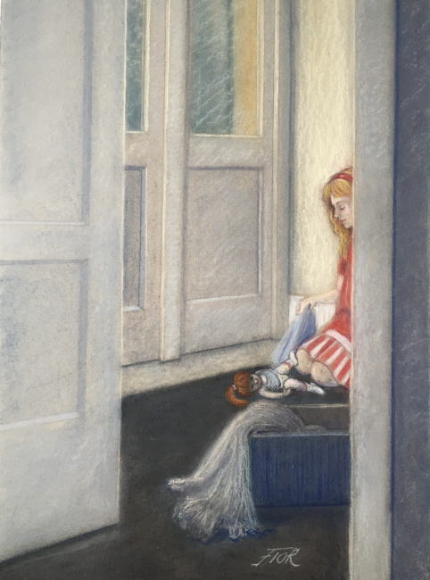 PREFETTURA - TERESA FIOR - Attimo colto, pastello su cartone 70 X 50 cm, 2023