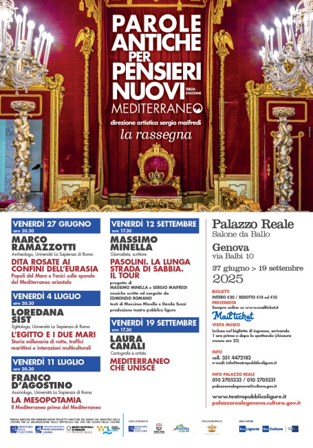 Parole antiche per pensieri nuovi/Mediterraneo - Terza edizione 