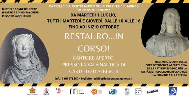 Cantiere aperto - Restauro in corso al Castello D'Albertis