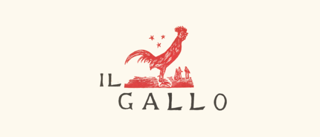 La xilografia che caratterizza la testata della rivista “Il gallo”
