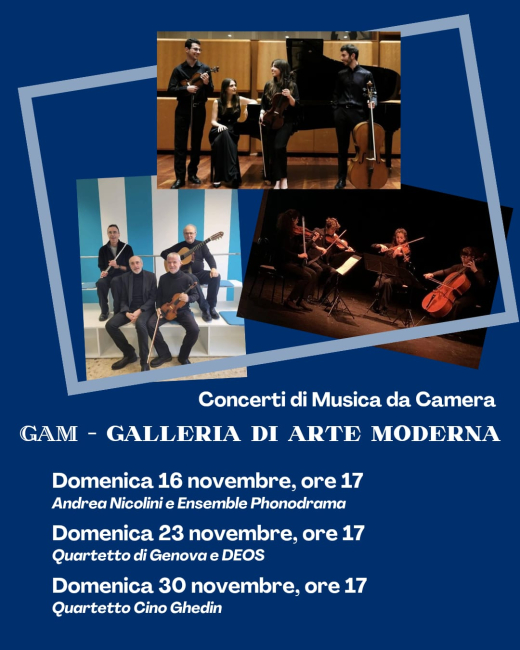 I concerti di novembre alla GAM 