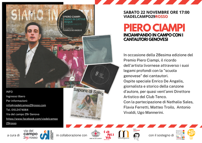Piero Ciampi. Inciampando in campo con i cantautori genovesi