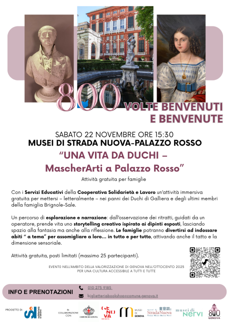 Una vita da Duchi – Mascherarti a Palazzo Rosso