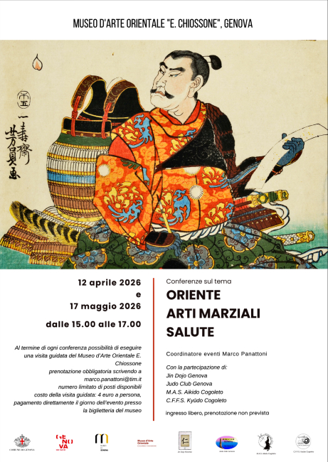 Oriente, Arti marziali, Salute. Conferenze al Museo Chiossone 
