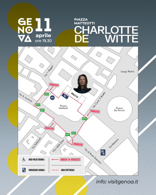 Mappa accessi a Piazza Matteotti