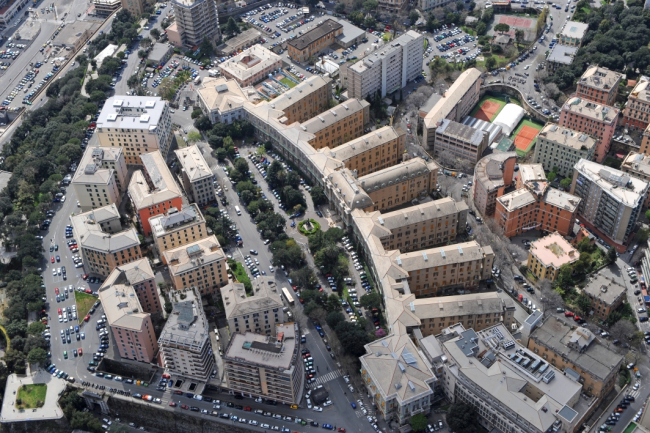 RITORNO AL FUTURO Veduta aerea E.O. Ospedali Galliera