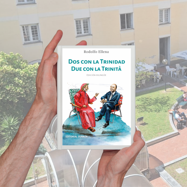 Il libro "Dos con la Trinidad, Due con la Trinità"