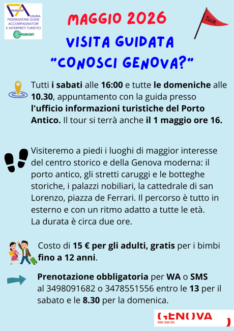 Conosci Genova?  Maggio  2026