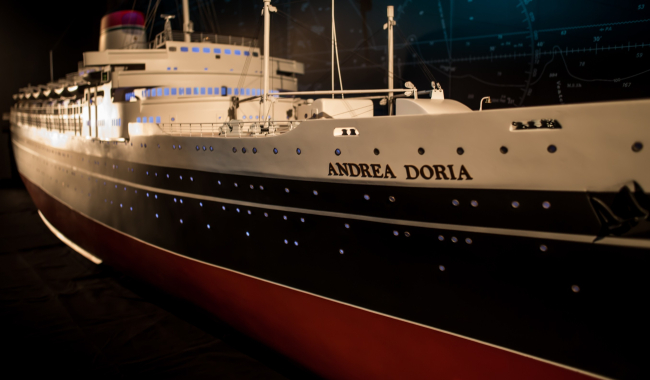 Andrea Doria, dettaglio del modellino
