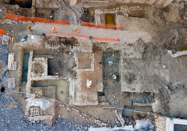 scavi Piazza Palli fornace romana copia