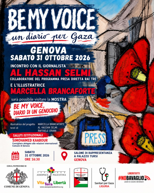 Be my voice. Incontro con il giornalista gazawi Al Hassan Selmi