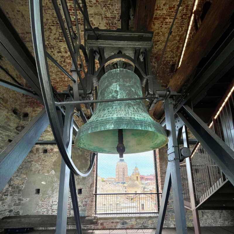 La campana della Torre Grimaldina